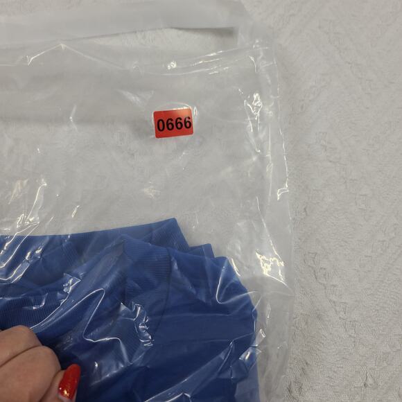 Able Made Kian men sweatshirt blue Size Large Blokecore Organic Normcore Soccer - Picture 11 of 11